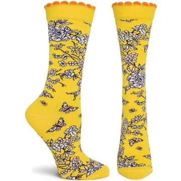 Ozone Socken OZONE  4er Set Damen Socken  Toile De Jouy Collection  Unisize  Komfort & Stil  Geschenkset Blumen, Vogel, Engel, Fantasie