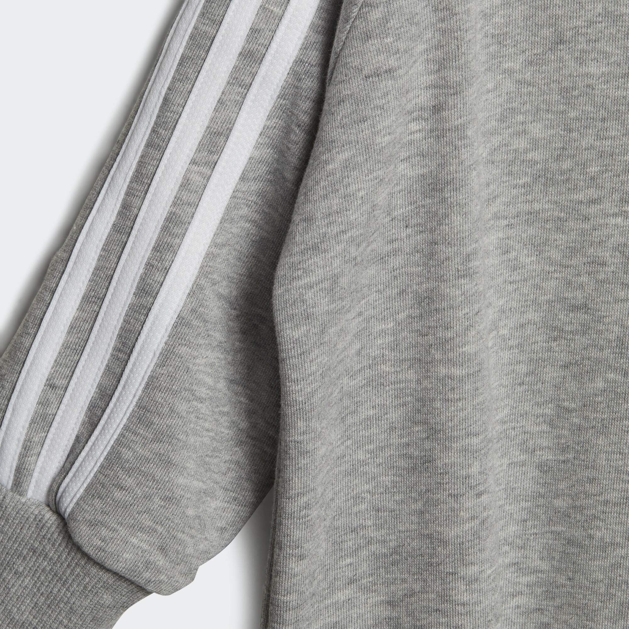 adidas Sportswear Jumpsuit ESSENTIALS 3-STREIFEN Heather Medium White EINTEILER TERRY / Grey KIDS FRENCH