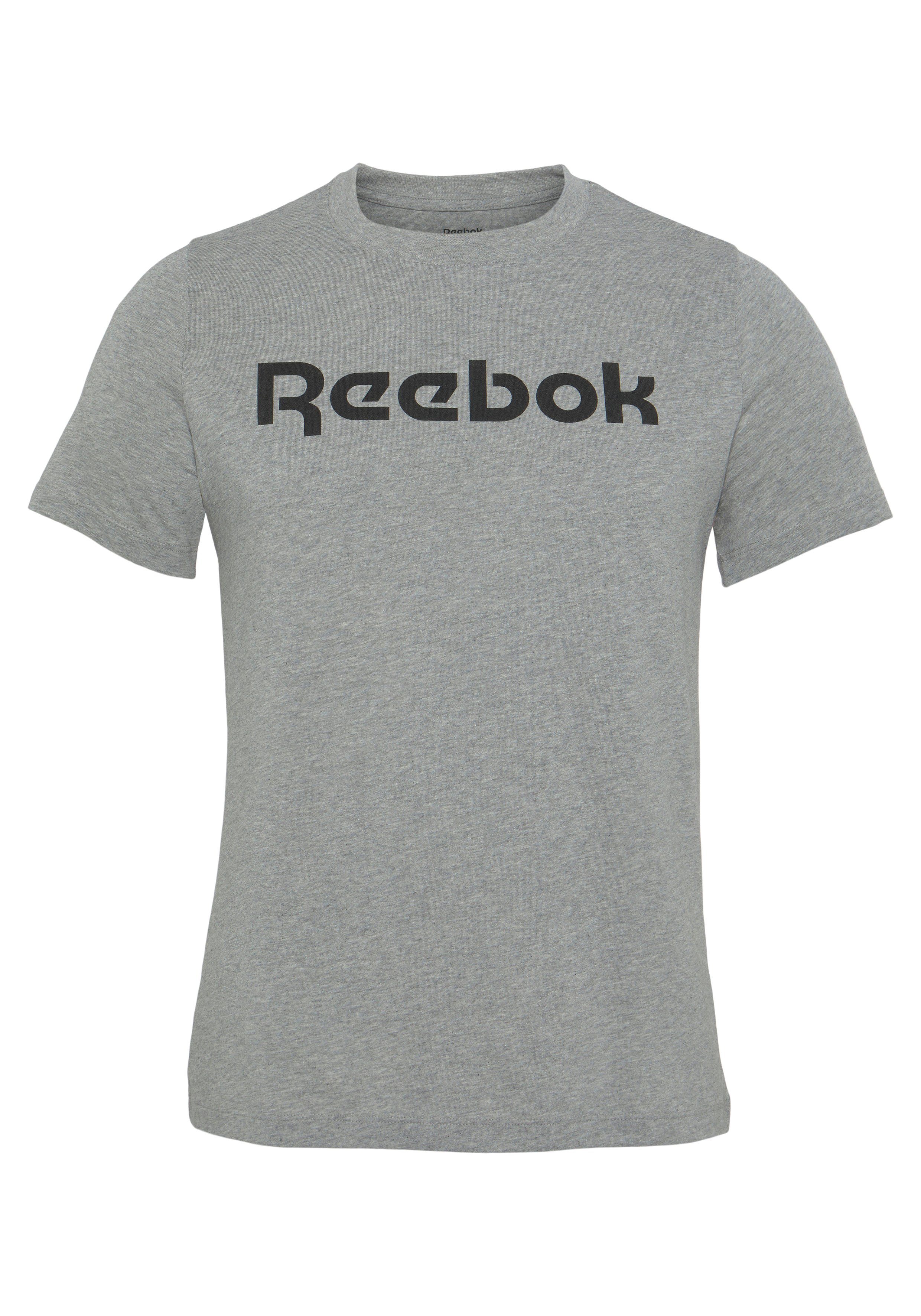 Reebok T-Shirt Reebok Read Graphic Tee medium grey heather | Sport-T-Shirts