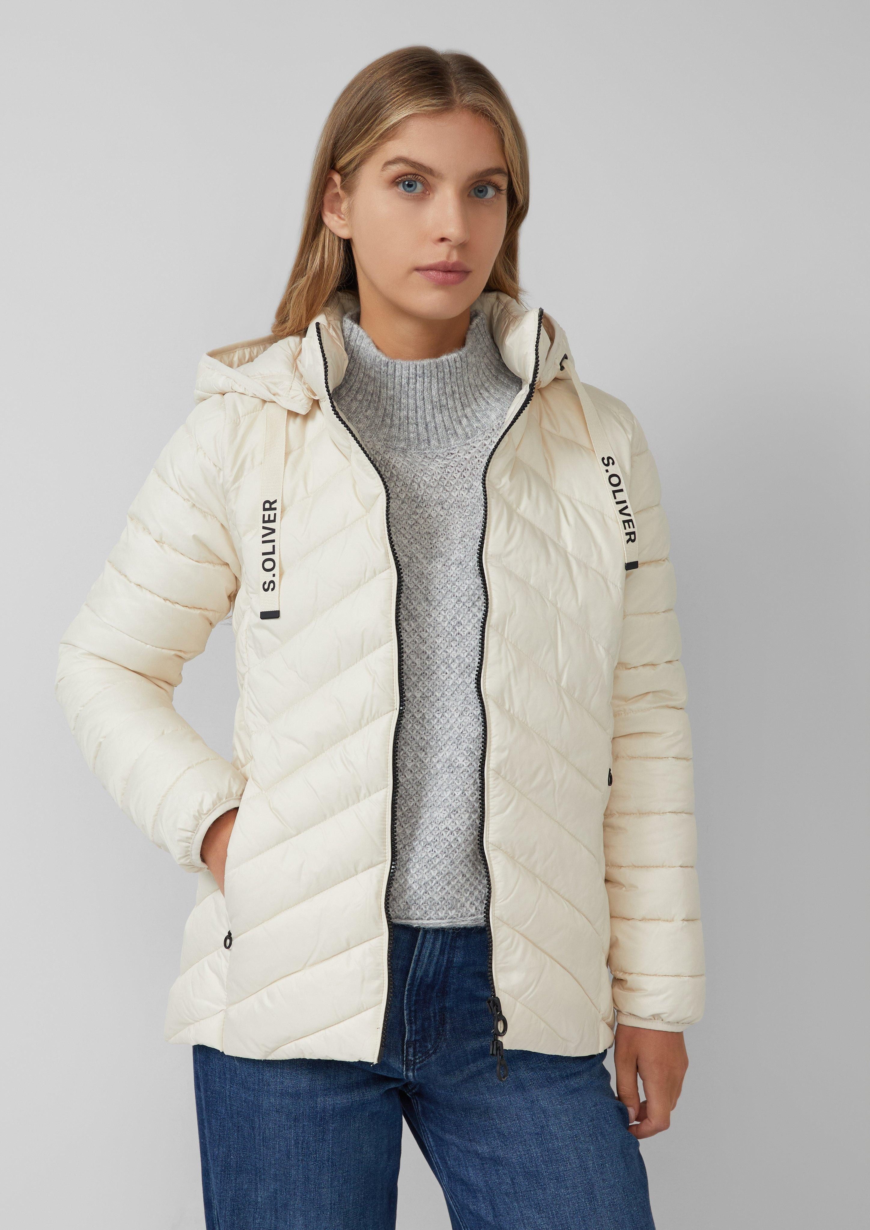s.Oliver Funktionsjacke Steppjacke mit abnehmbarer Kapuze günstig online kaufen