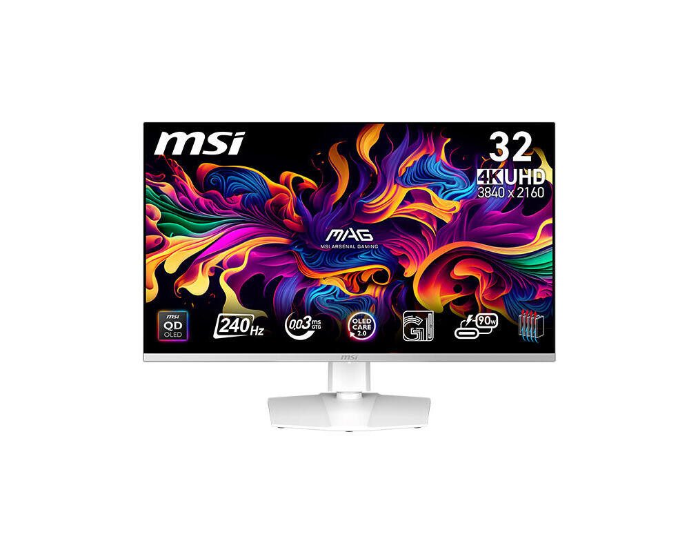 MSI MPG 321URXWDE QD-OLED computer monitor