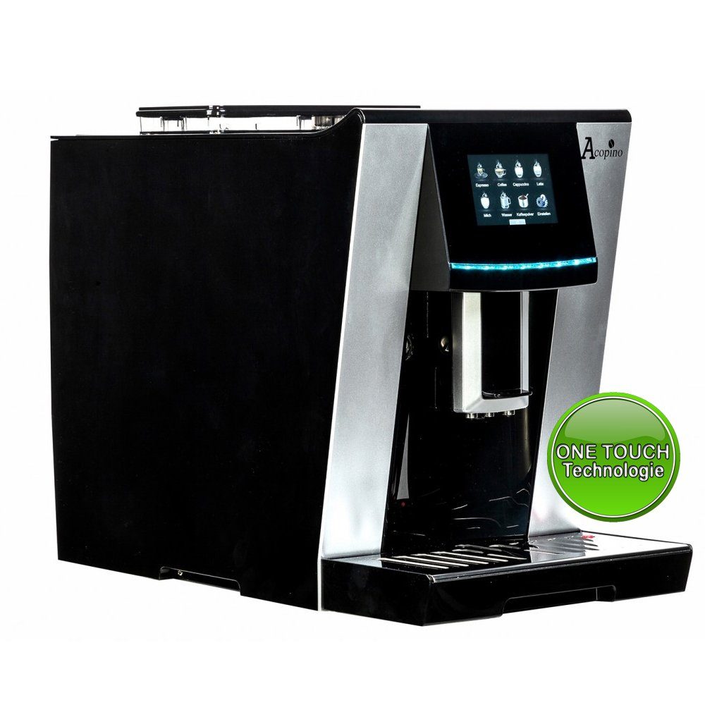 Limited inkl. One-Touch-Funktion stehen isoliertem bereit Acopino per Edition Heißgetränke Fingerdruck Kaffeevollautomat auf Milchbehälter, Vittoria 6