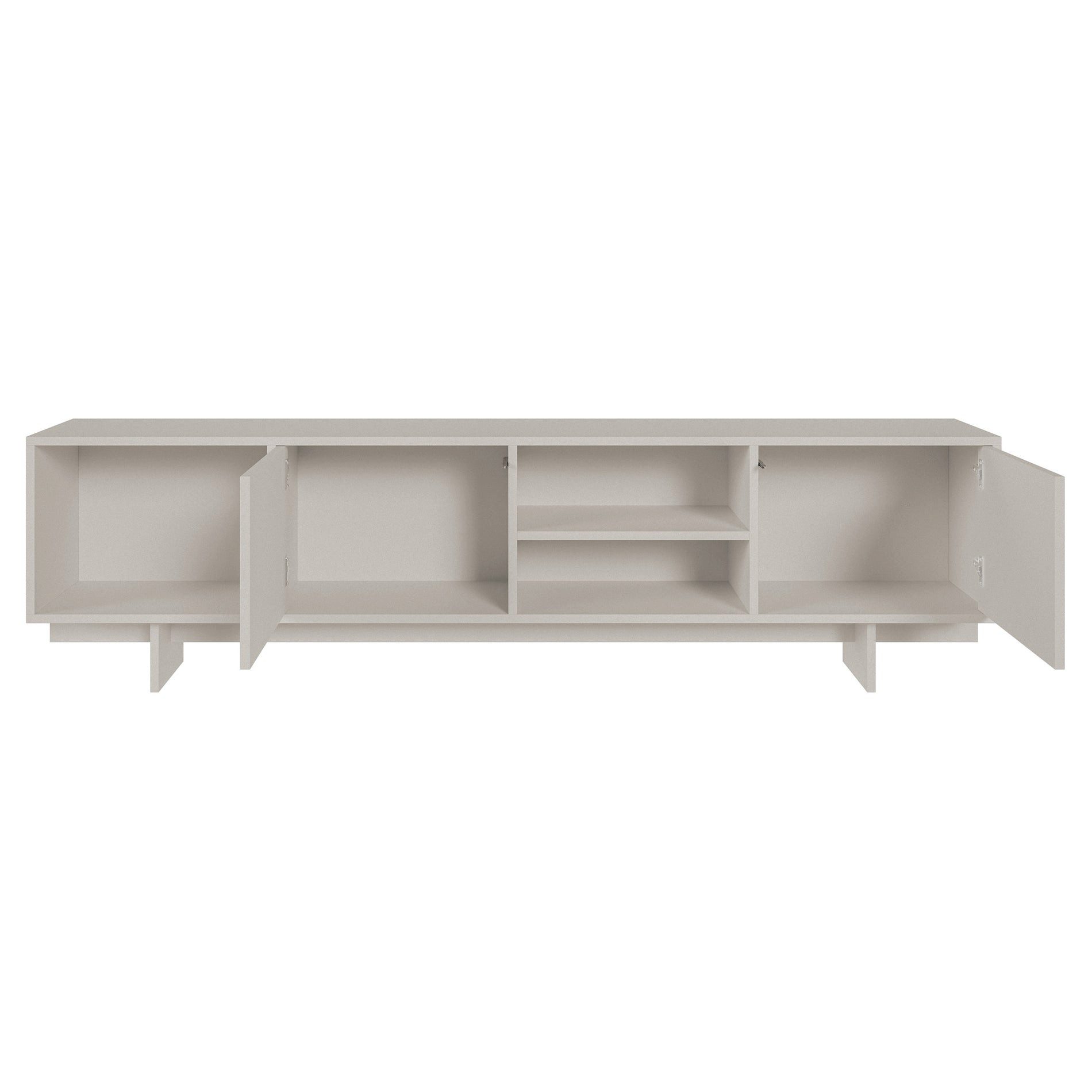 Selsey TV-Schrank SANVA TV-Lowboard mit einem Fach, 2 grifflosen Türen