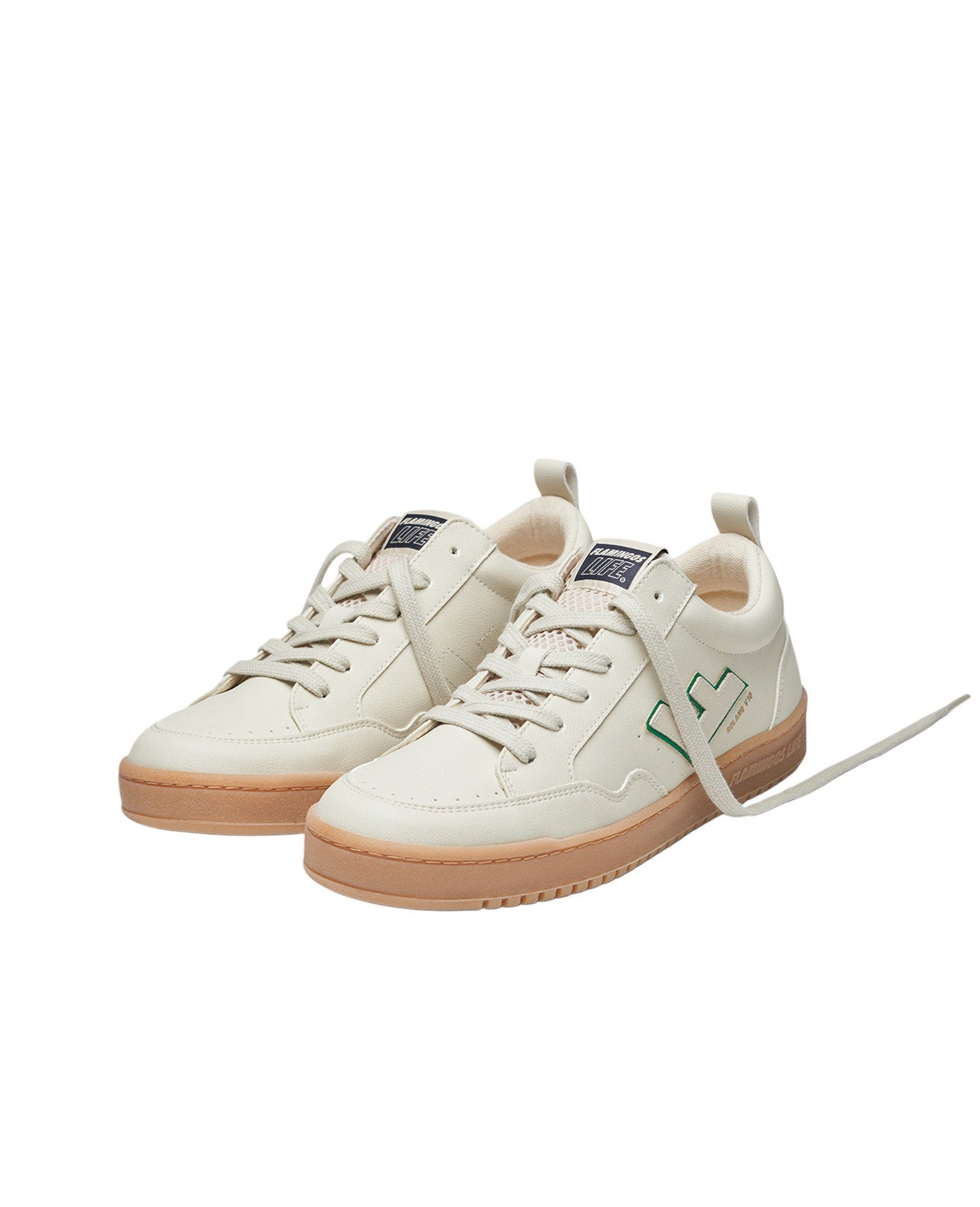 Roland V10 - cremeweiss/grün Sneaker