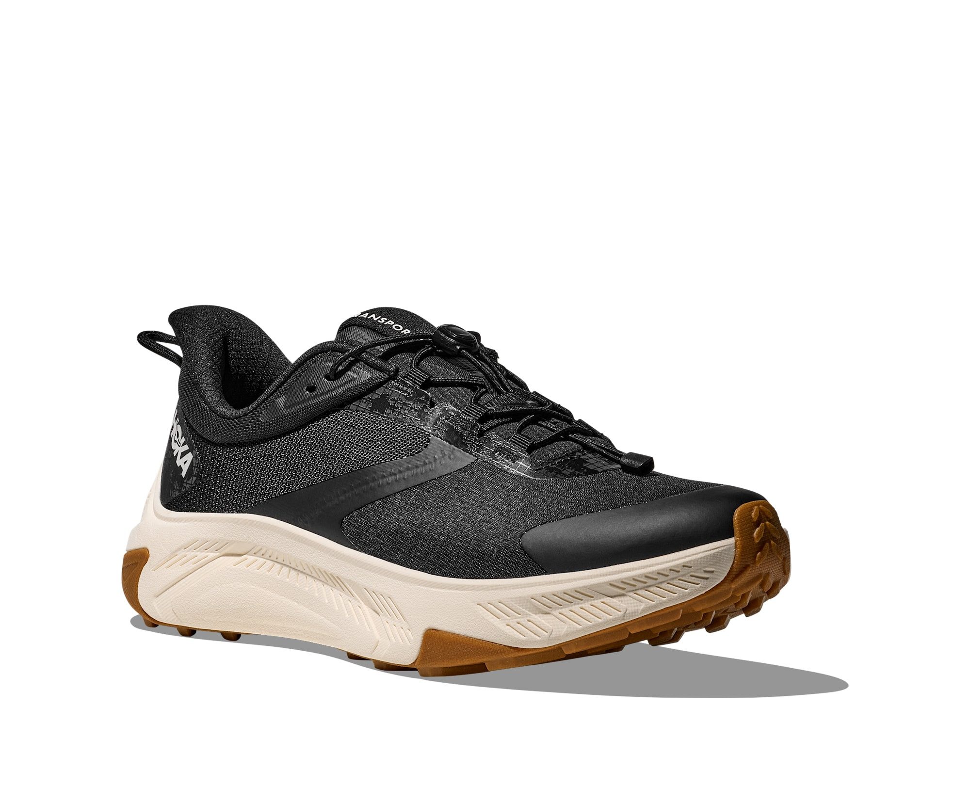 Hoka One One Transport 2 Walkingschuh Walkingschuh, atmungsaktives Obermaterial, profilierte Gummilaufsohle