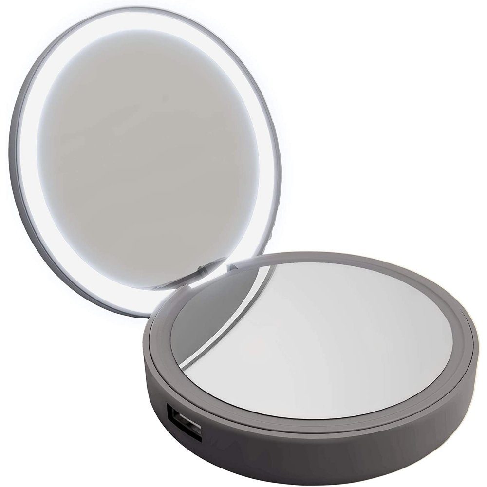 Lotta Power Makeup Mirror Power - Zusatzakku mit Schminkspiegel - space grey Powerbank