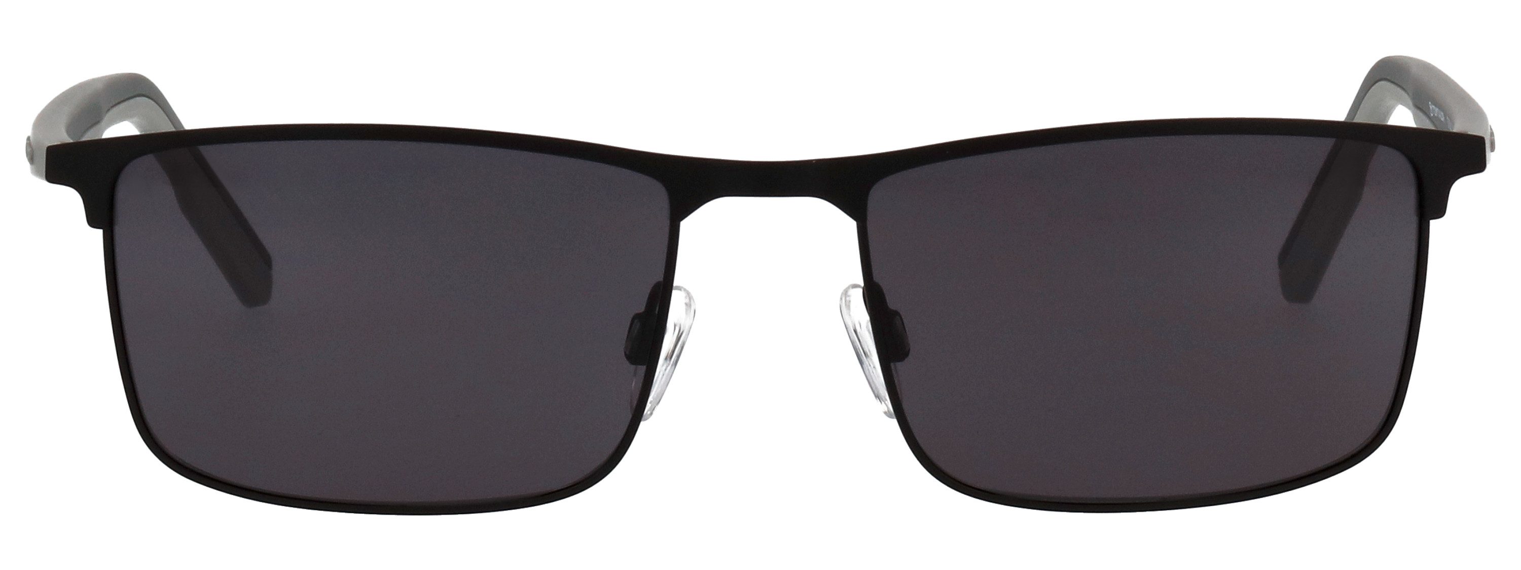 TOM TAILOR Sonnenbrille Modell 677000 Form Karree/Eckig, Logoschriftzug auf Bügel, Kombifassung