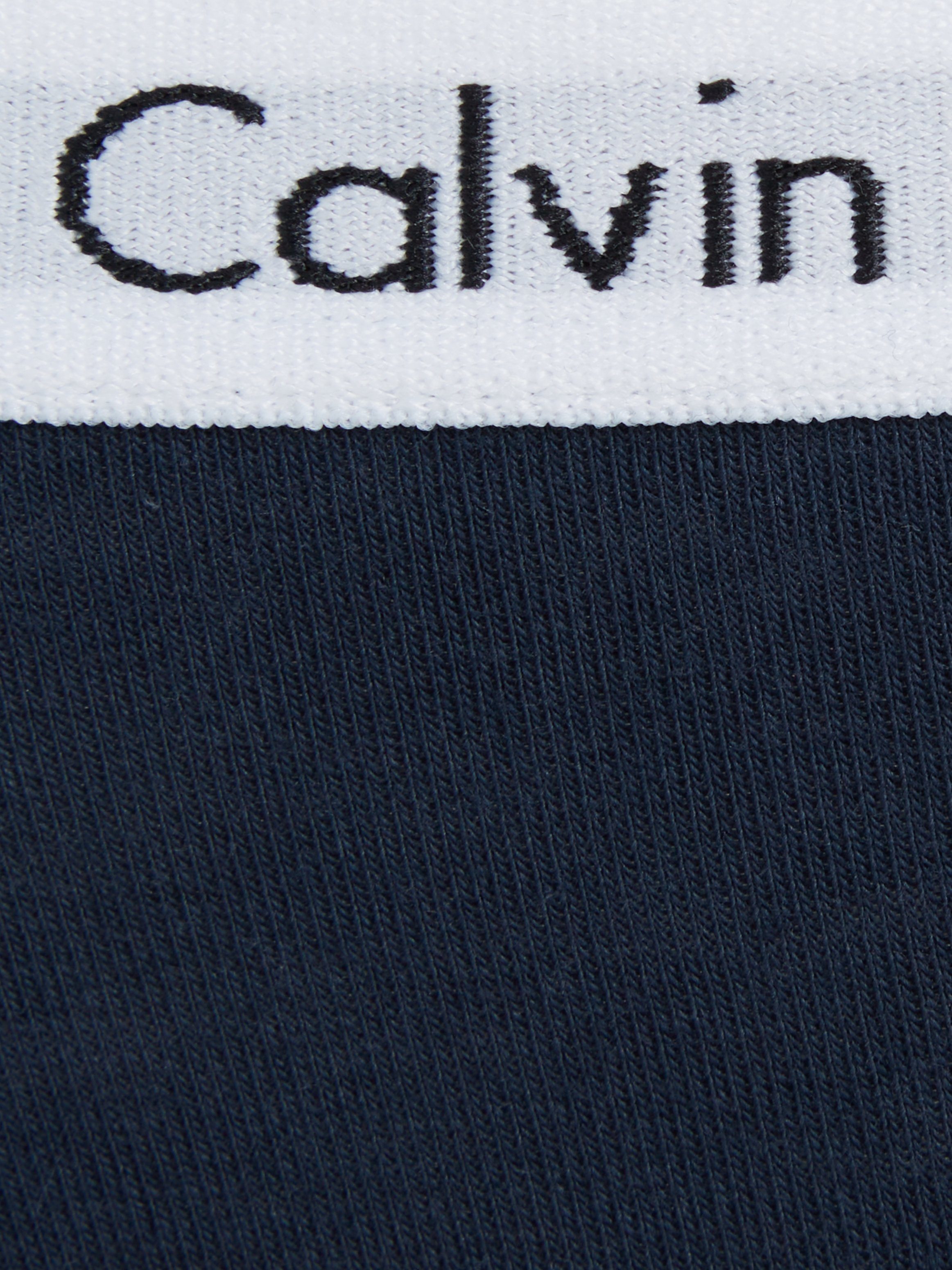 Calvin Klein Underwear Bikinislip dunkelblau mit Logobund