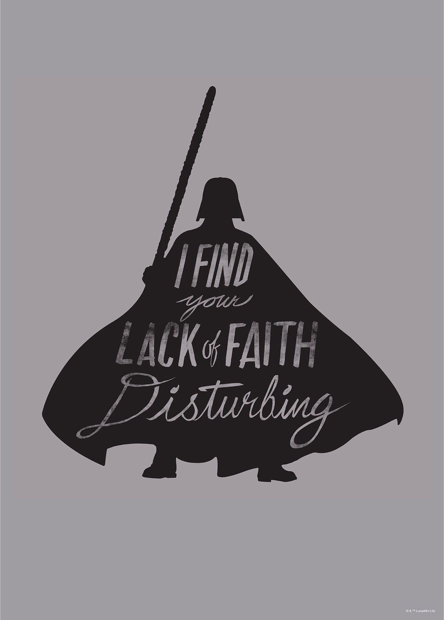 Komar Wandbild »Star Wars Silhouette Quotes Vader«-Otto