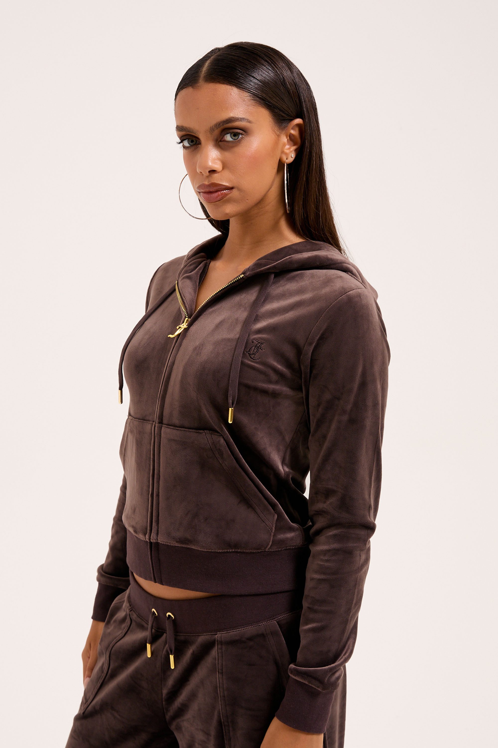 Juicy Couture Kapuzennickijacke ROBERTSON HOODIE GOLD günstig online kaufen