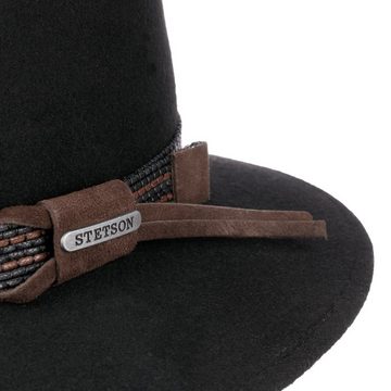 Stetson Filzhut (1-St) Wollfilzhut mit Lederband, Made in the EU