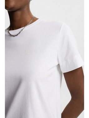 Esprit Collection T-Shirt T-Shirt mit Print auf Brusthöhe (1-tlg)