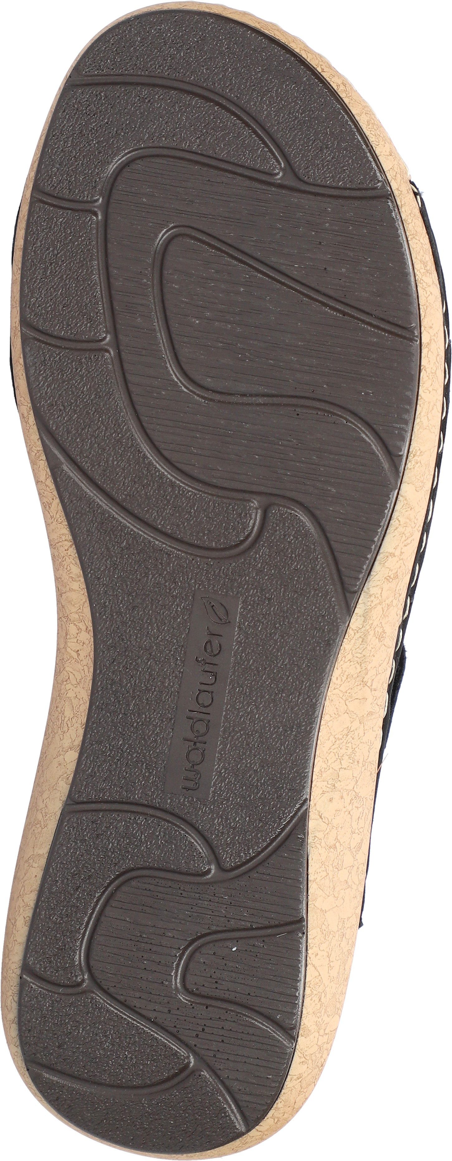 Waldläufer K-Heliett Sandale, Sommerschuh, Sandalette, Keilabsatz, in Komfortweite K (extraweit)