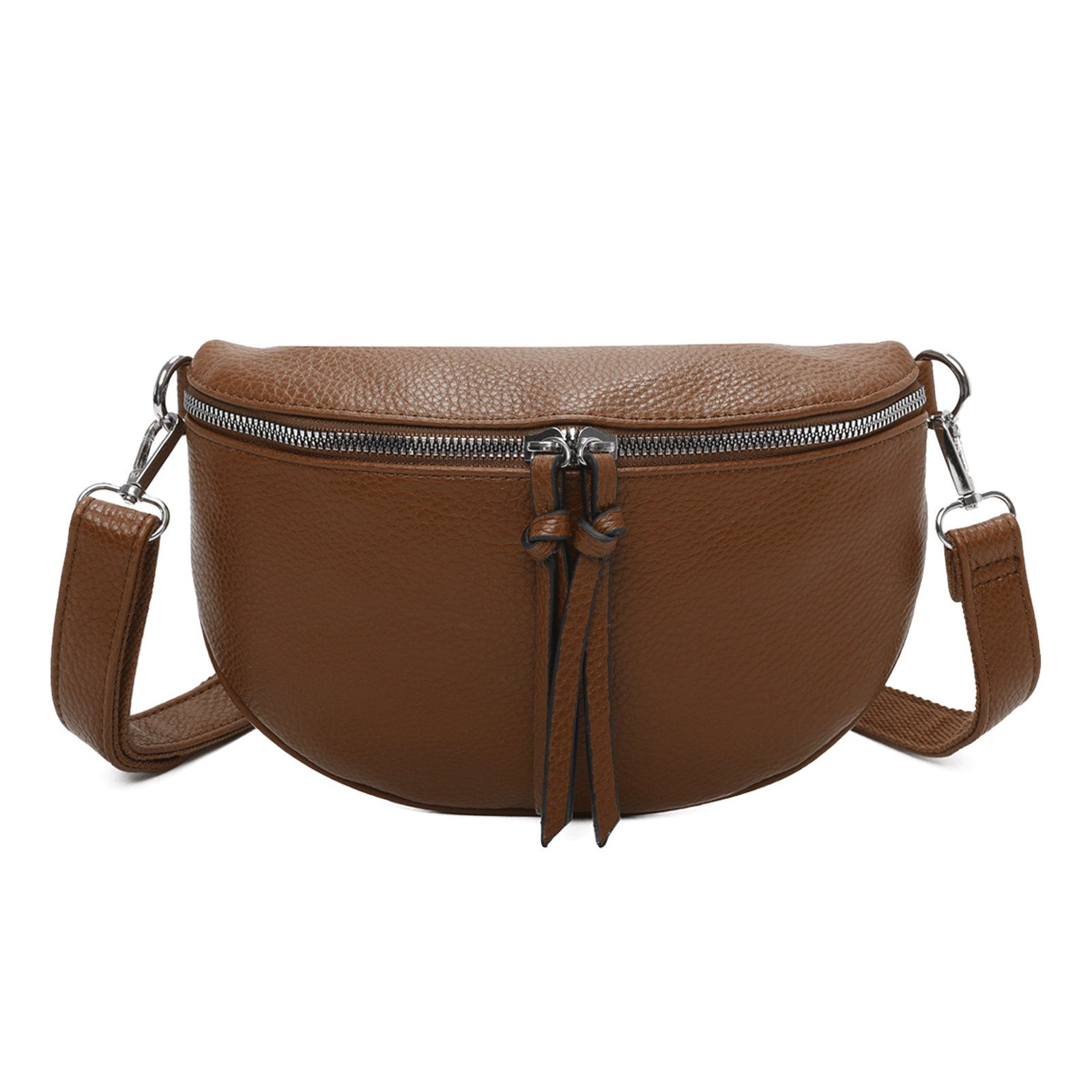 Gürteltasche Bauchtasche Umhängetasche Crossbody-Bag Kunstleder Italy-Design