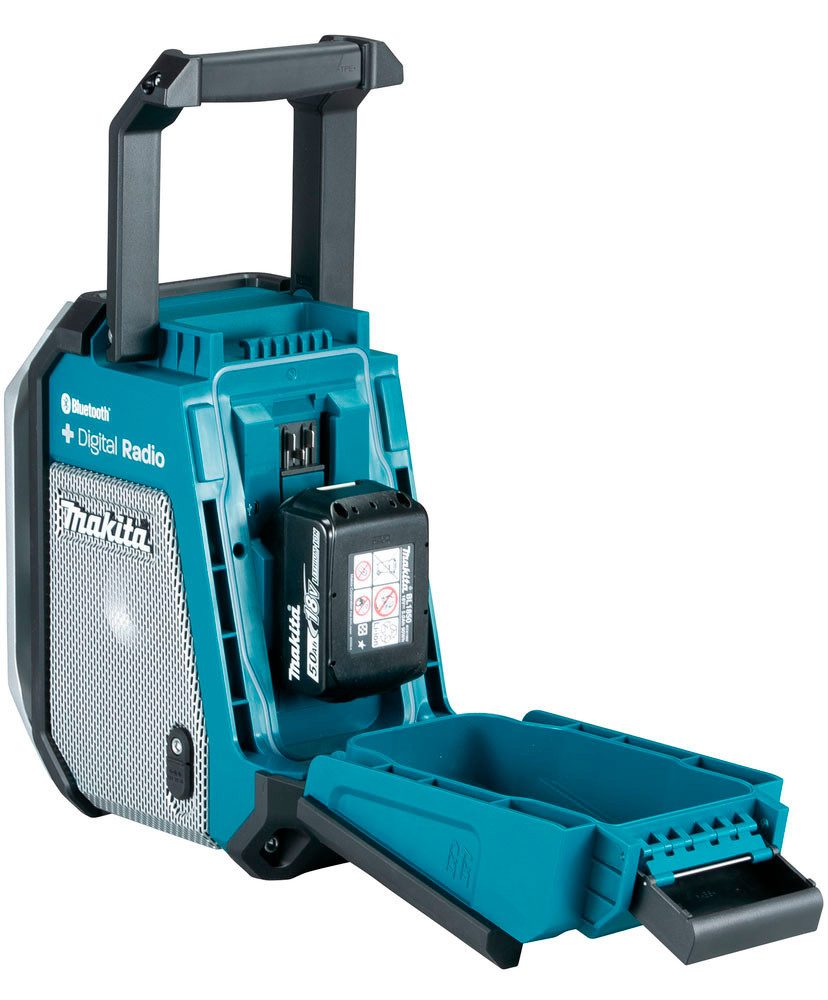 Makita DMR115 Baustellenradio (Digitalradio (DAB), FM-Tuner, 12V, Bluetooth-Radio, ohne Akku) – Bild 5 von 5