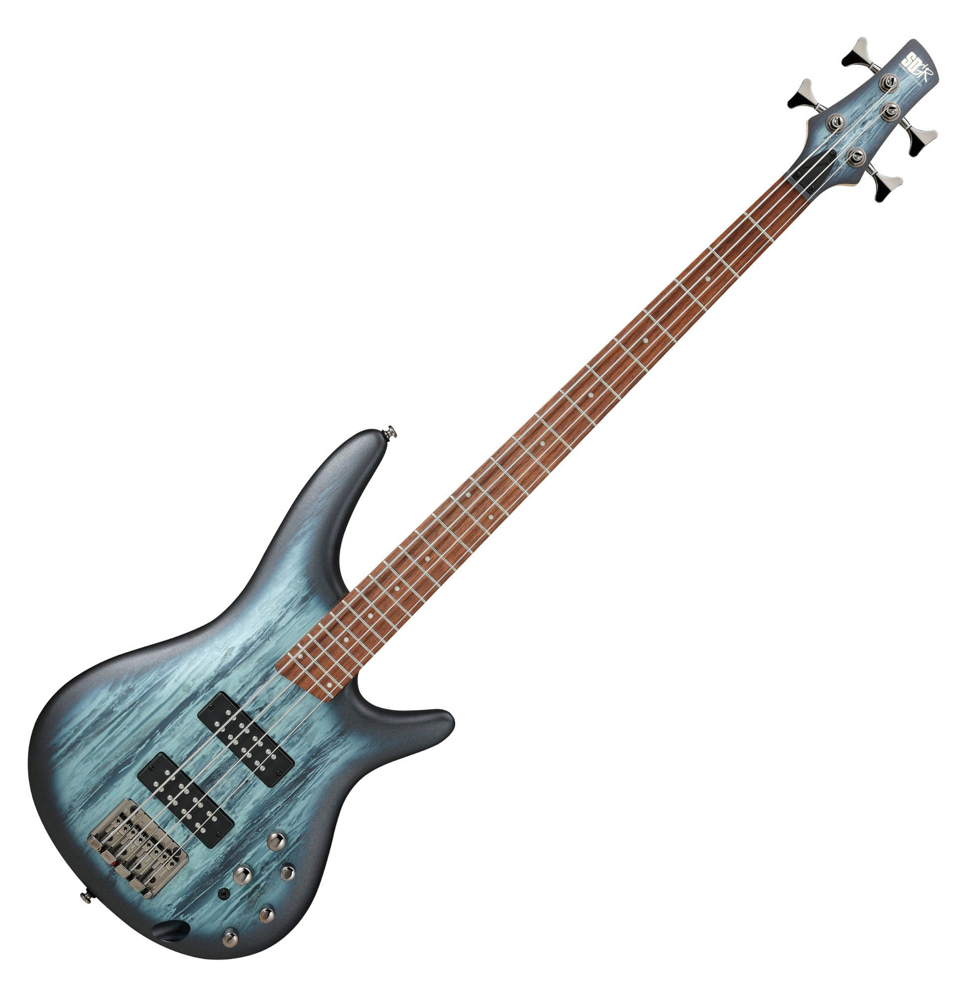 Ibanez E-Bass Ibanez SR300E-SVM Sky Veil Matte, SR, Griffbrett/Hals: Jatoba / Ahorn & Walnuss, 4-St.