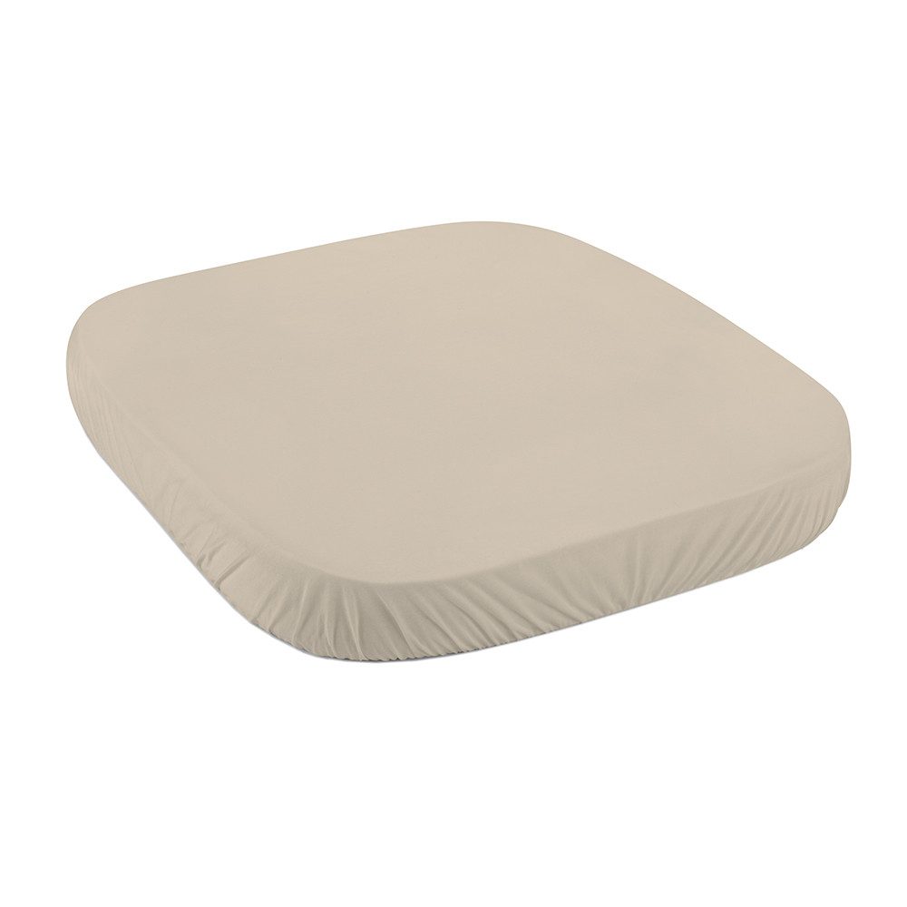 Waldin Spannbettlaken Spannbettlaken klein, für Waldin Babybett 7in1, Dunkelbeige, Spannbetttuch