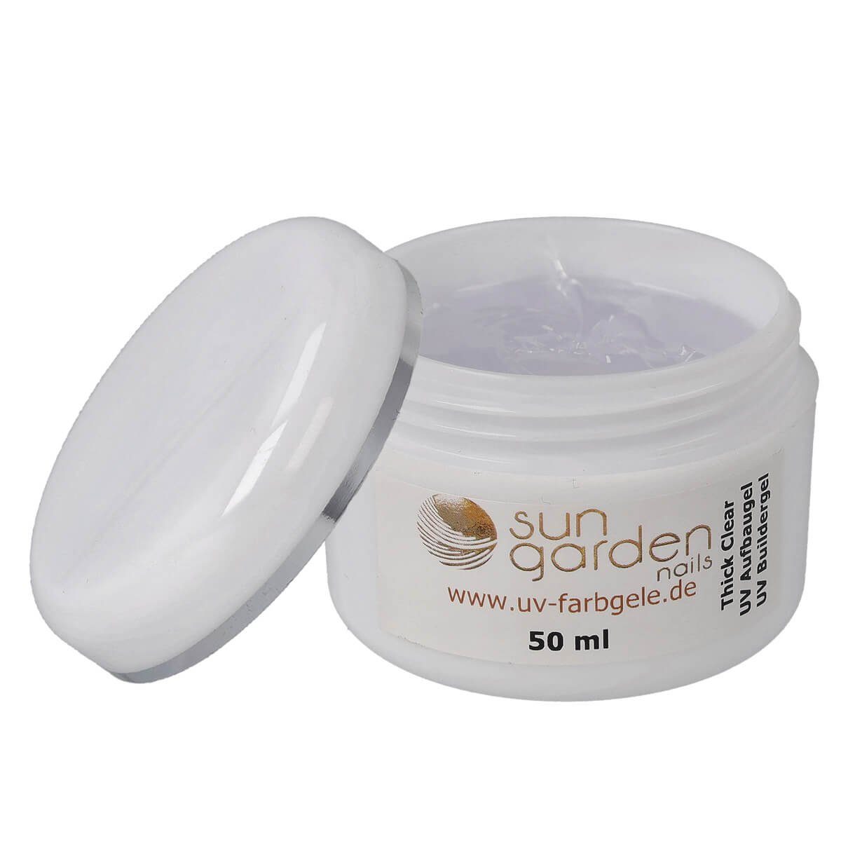 Sun Garden Nails UV-Gel 50 ml UV Gel Thick Clear Aufbaugel - Builder Gel