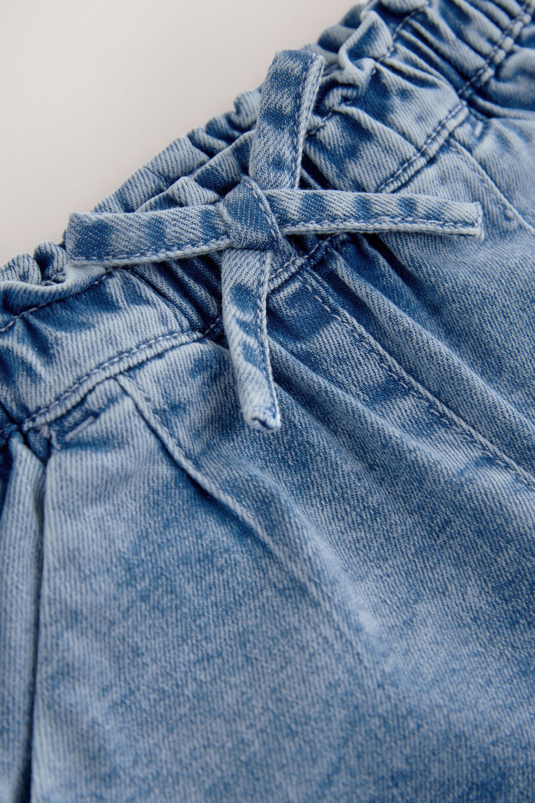 Next Schlupfjeans Jeans mit Bindegürtel (1-tlg)