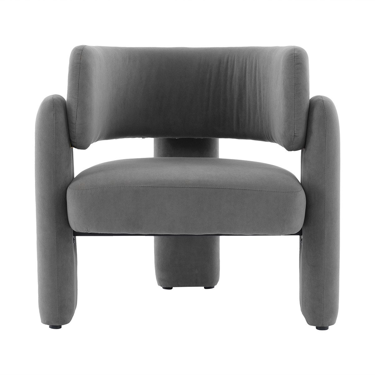 XDeer Chesterfield-Sessel Sessel Robuster Einzelsitz bis zu 250 lbs Belastbar, Freizeitsessel Freizeitstuhl Lounge-Sessel Moderner Grauer