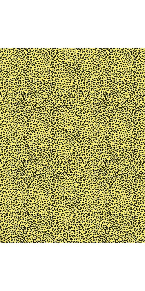 décopatch Motivpapier fluoreszierend Yellow Leoprint, 3 Stück 40 cm x 30 cm