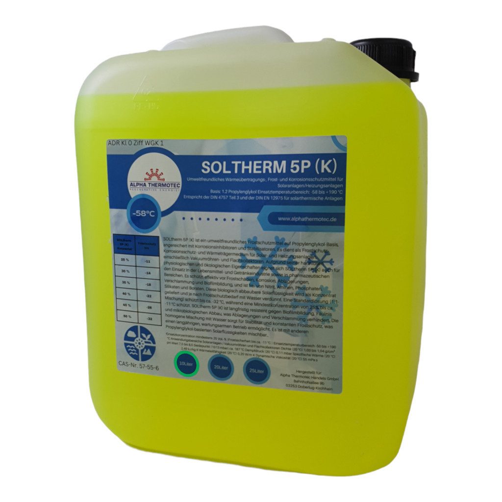 Alpha Thermotec Solarflüssigkeit Konzentrat, bis -58 °C, 10 l