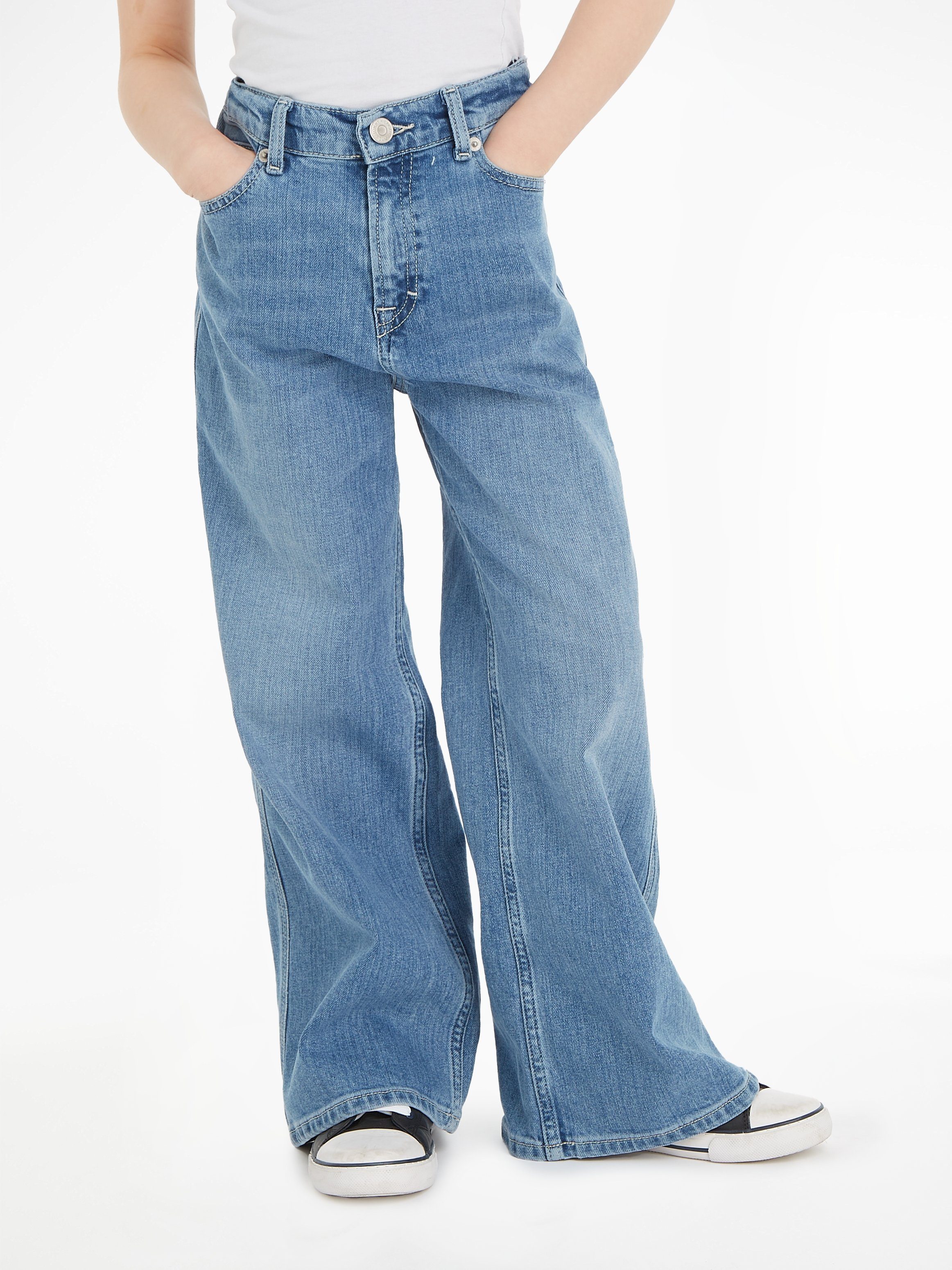 Jeans MABEL MID Weite Tommy WASH im 5-Pocket-Style Hilfiger