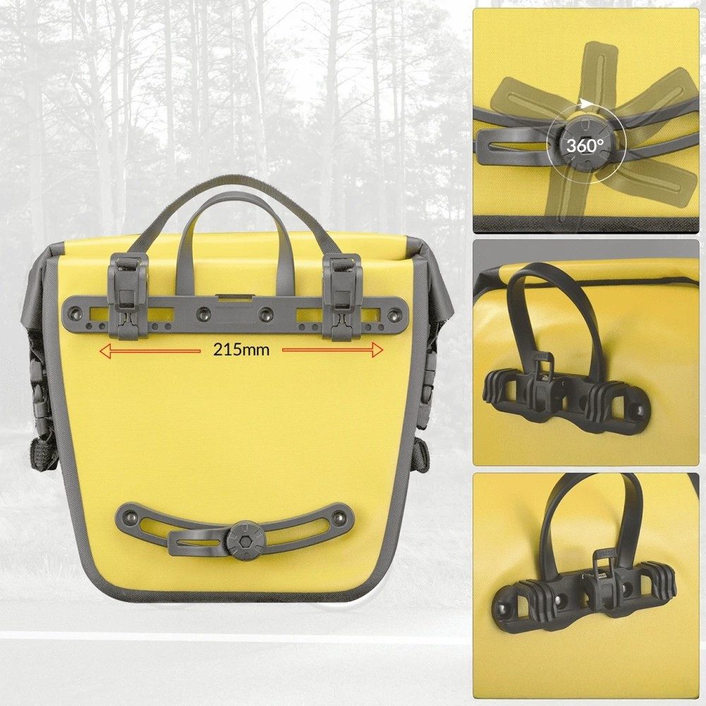 ROCKBROS Fahrradtasche Rockbros AS-003-1Y Fahrradtasche 10–14L wasserdicht gelb