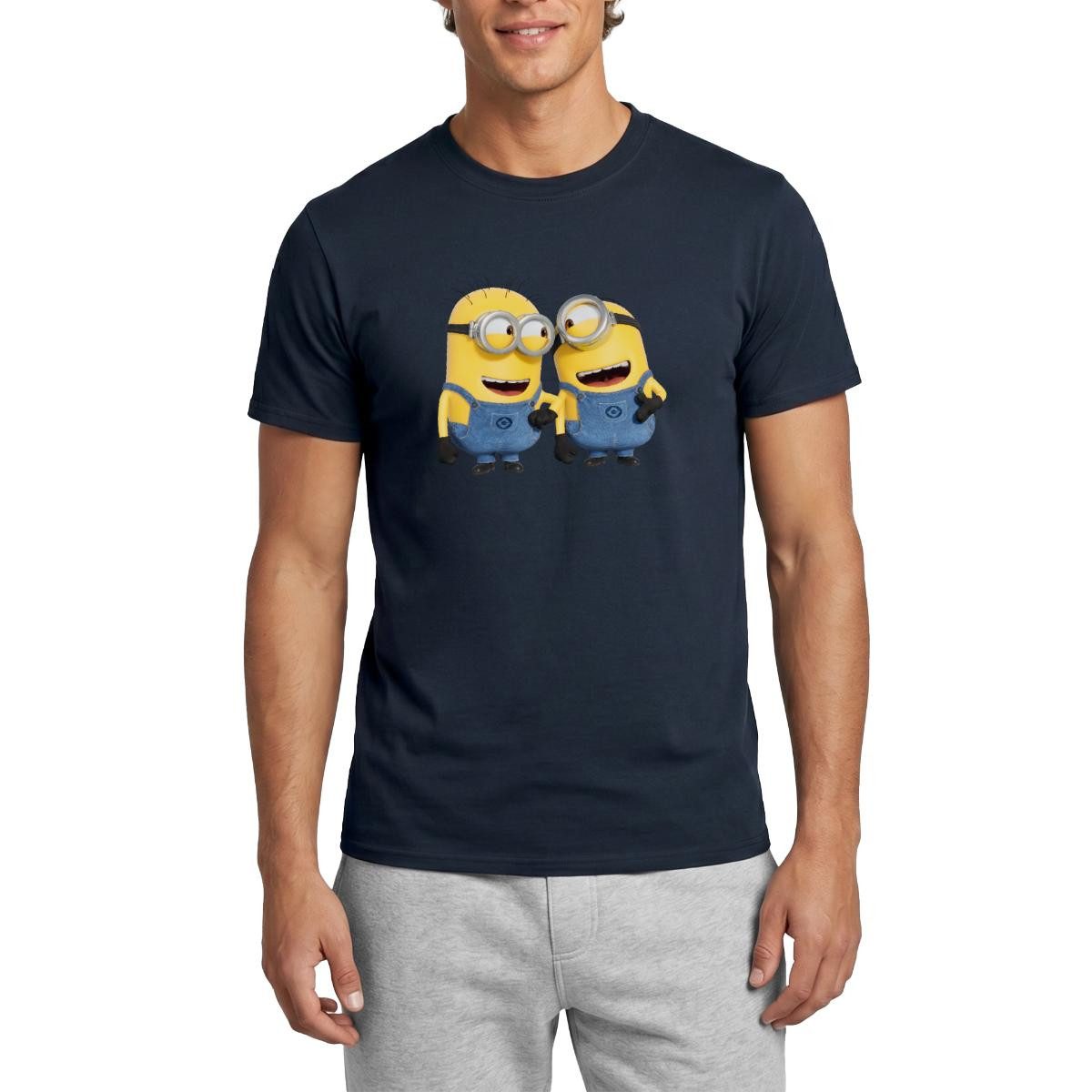T-Shirt Minions Despicable Me Phil Und Stuart Männer T-Shirt