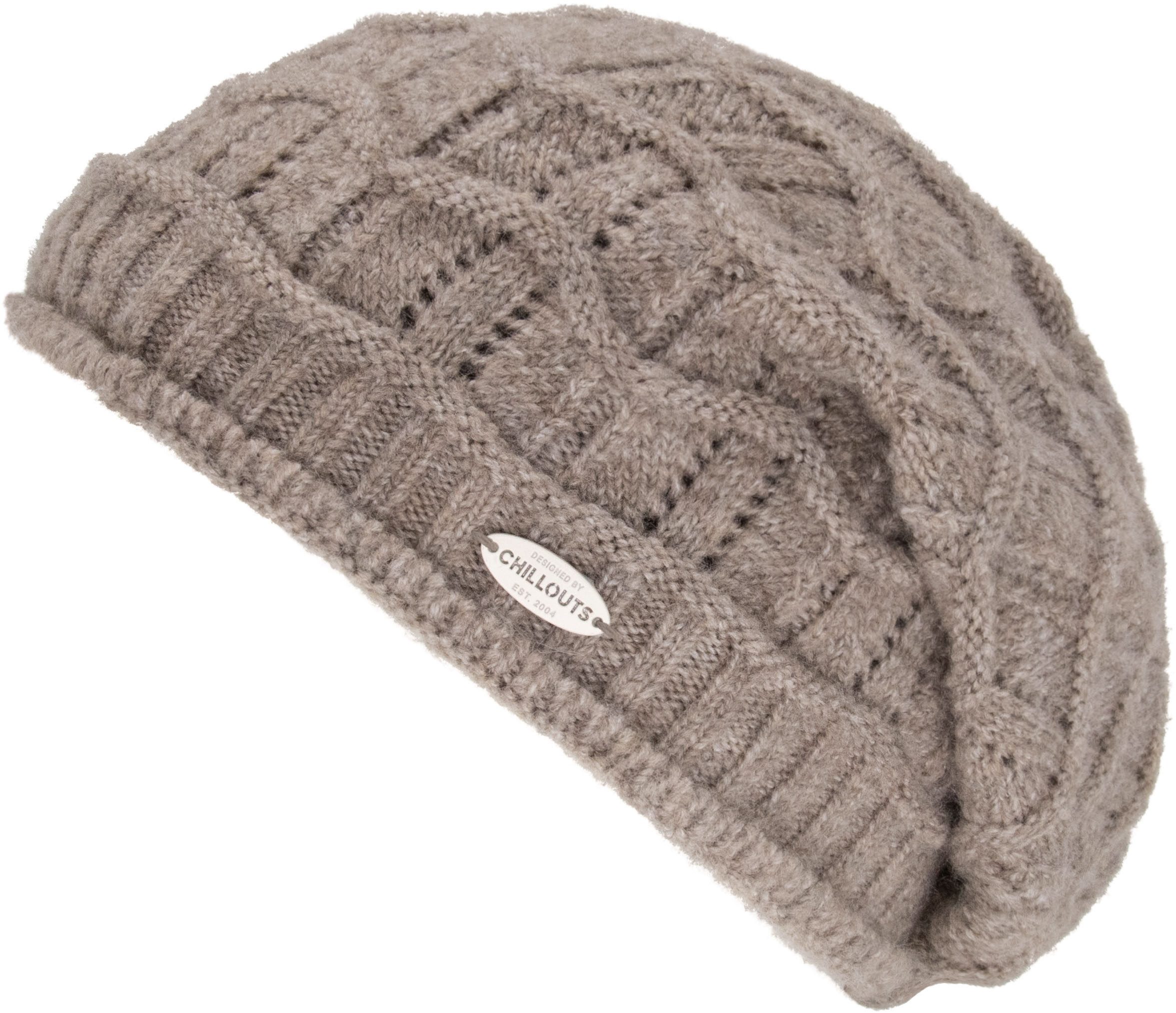 chillouts Beanie Maira Hat mit weichem Lochstrickmuster günstig online kaufen