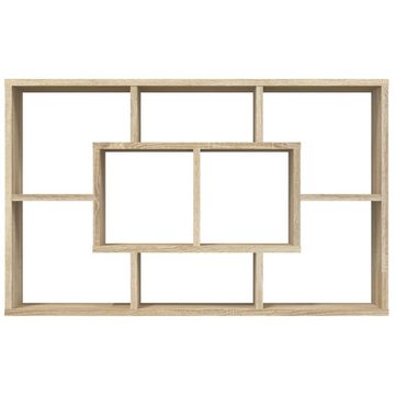 furnicato Wandregal Sonoma-Eiche 85x16x52,5 cm Holzwerkstoff