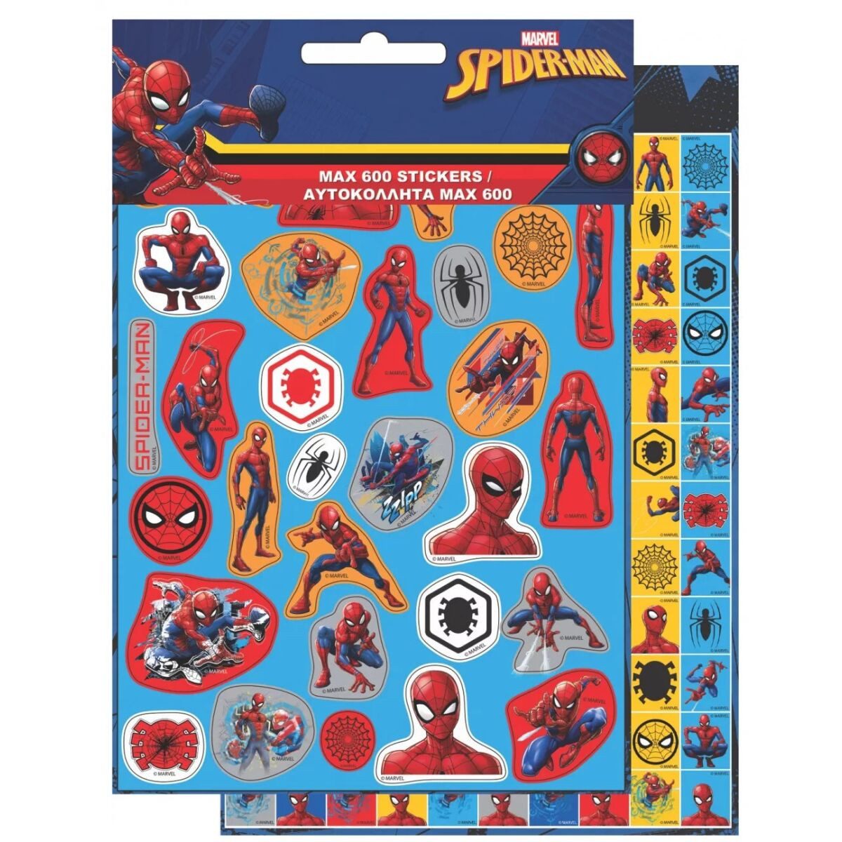 Spiderman Kreativset Spiderman Dark 600-teiliger Aufklebersatz