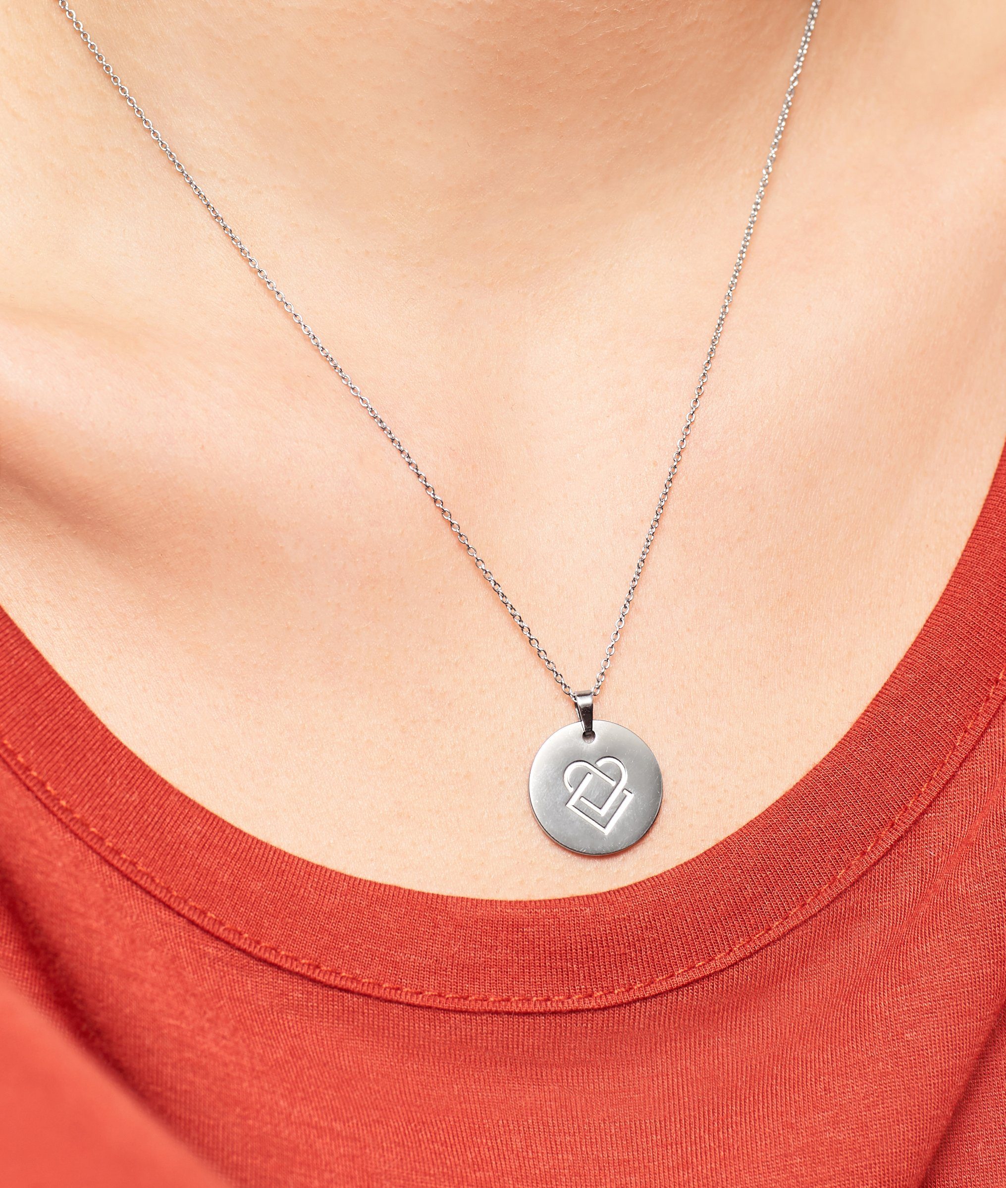 Liebeskind Berlin Kette mit Anhänger Keep Loving Edelstahl – Bild 4 von 4