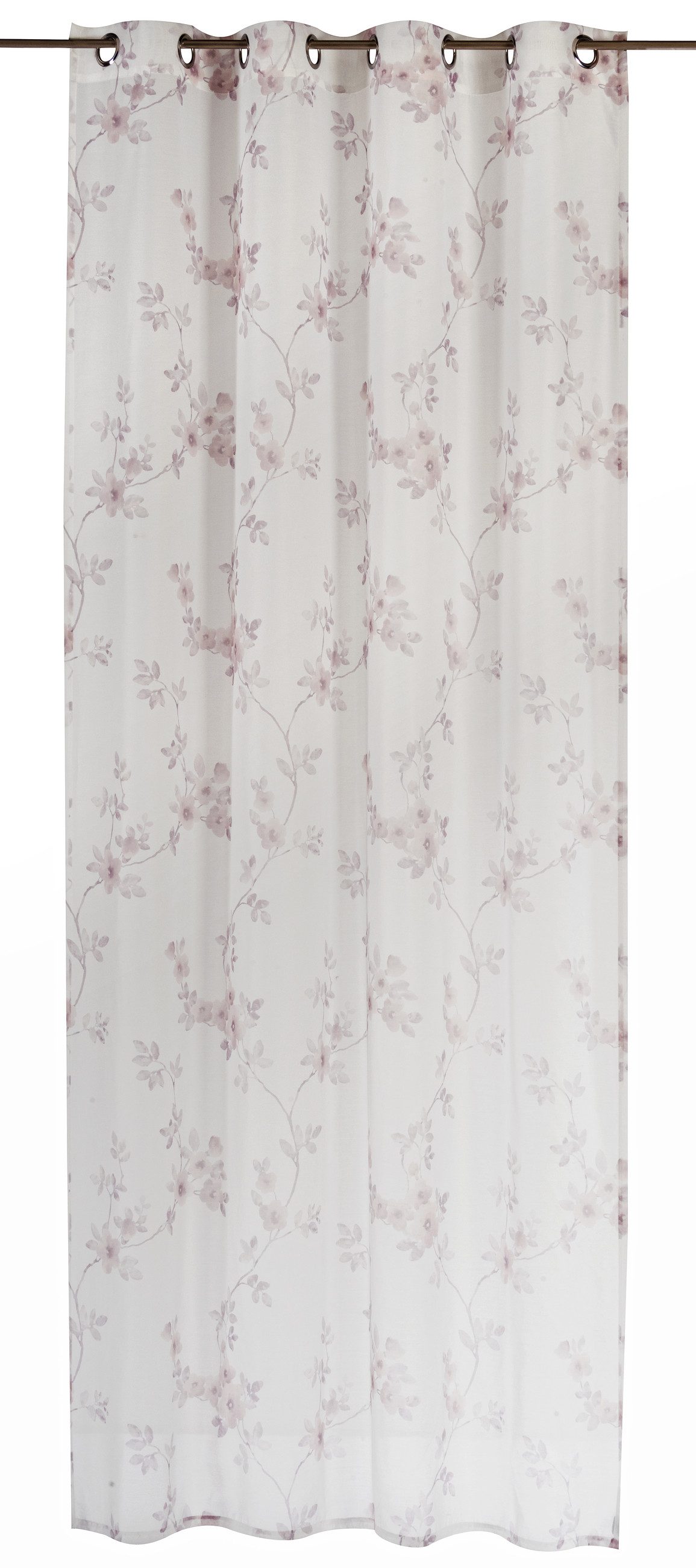 ELBERSDRUCKE Vorhang Ösenschal Kyoto 09 beige Vorhang halbtransparent 255x1 günstig online kaufen