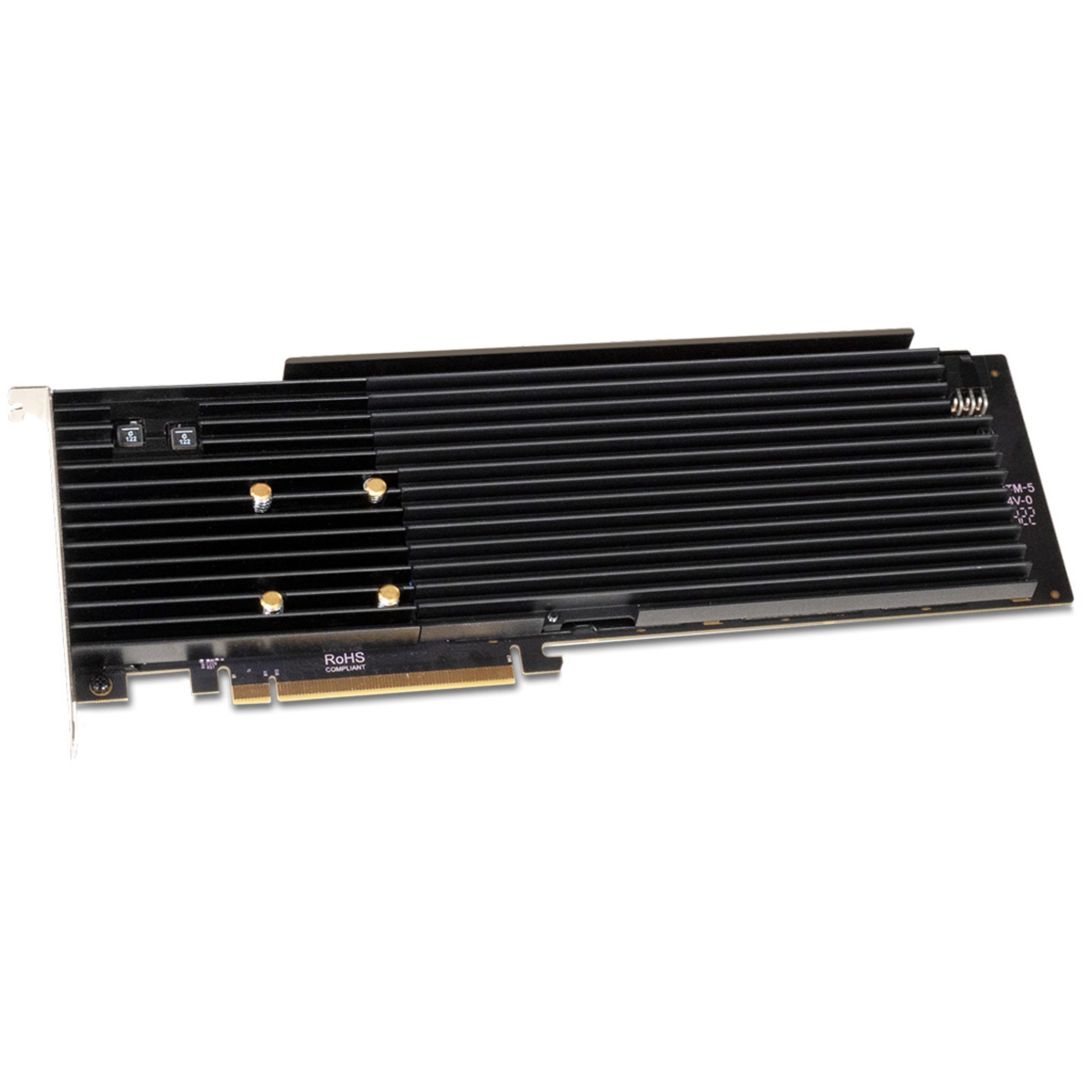 Sonnet Digitales Aufnahmegerät (M.2 8x4 Silent PCIe 4.0 PCIe Card - PCIe Soundkarte)