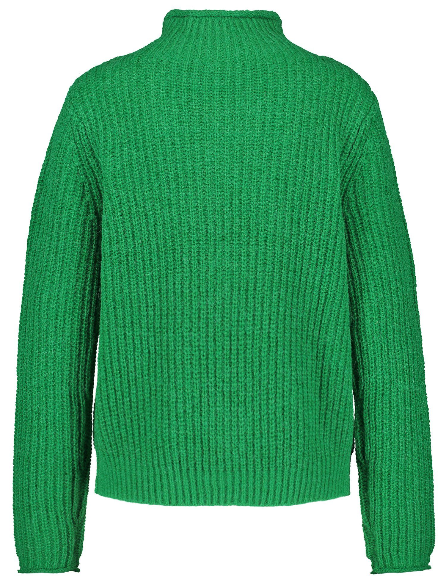 GERRY WEBER Sweatshirt Strickpullover mit Stehkragen und Zopfmuster