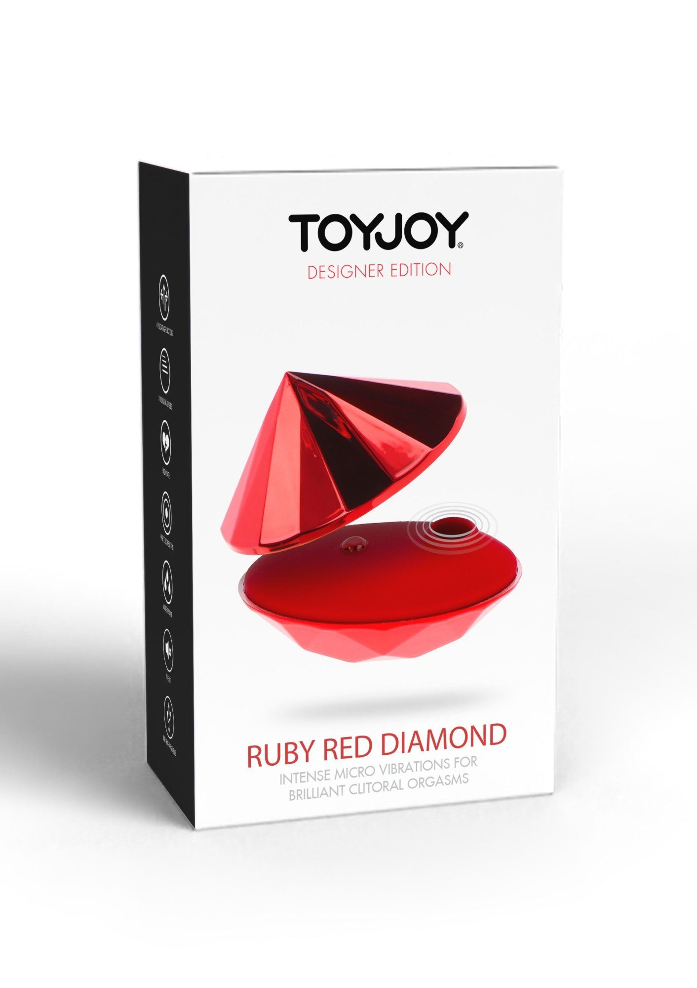 Red Diamond Auflege-Vibrator Ruby Saugvibrator TOYJOY