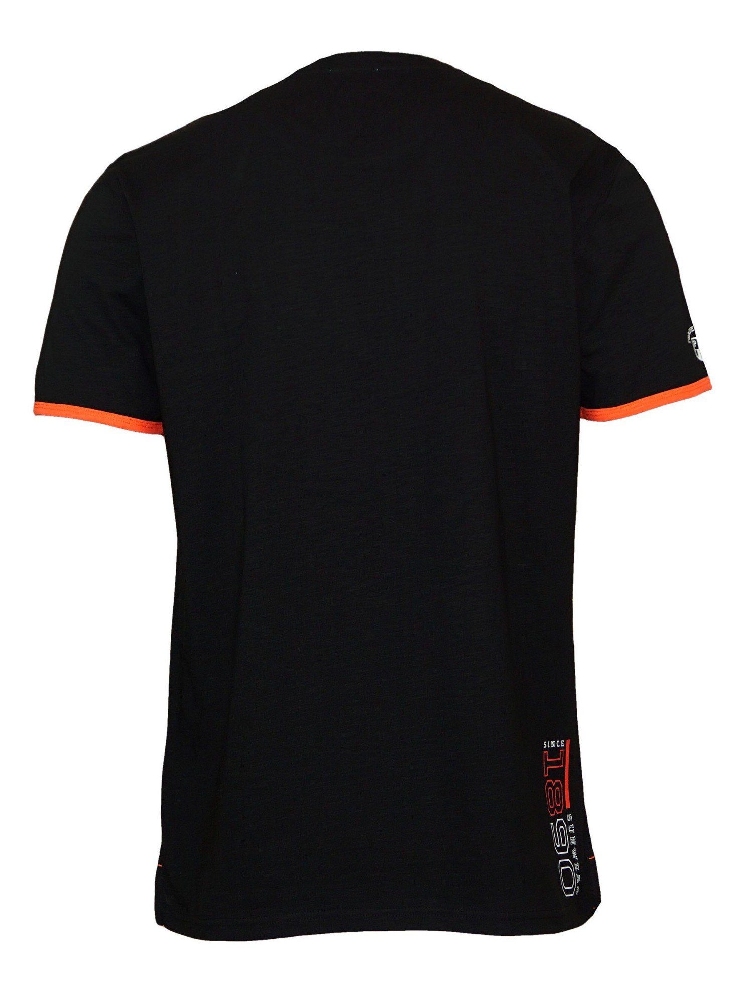 U.S. Polo Assn T-Shirt Shirt T-Shirt Emer schwarz