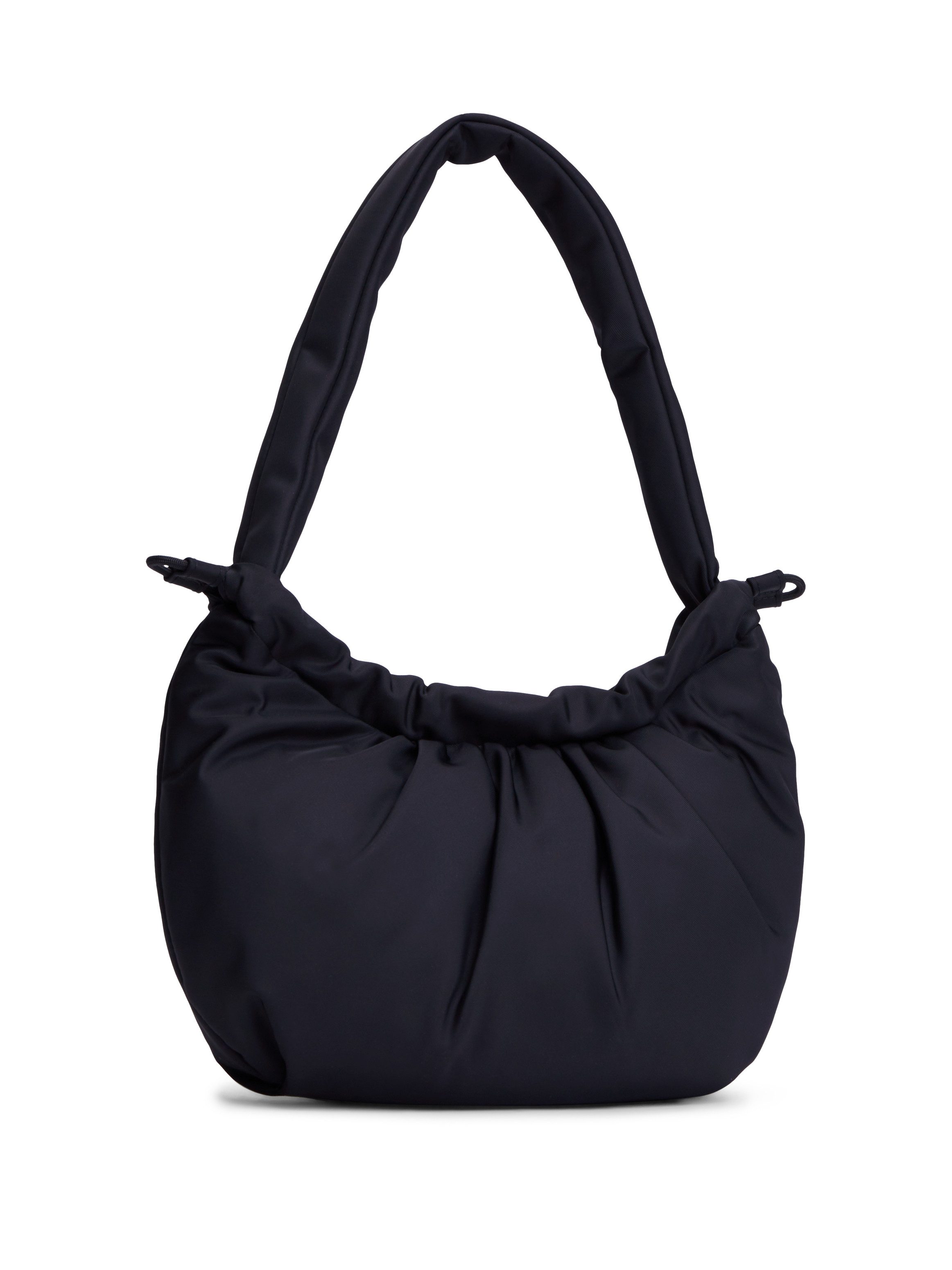 Tommy Jeans Schultertasche TJW ICON CHARMS SHOULDER BAG (Set, Abnehmbarer Schlüsselanhänger), Damen Handtasche, Umhängetasche mit modischen Raffungen