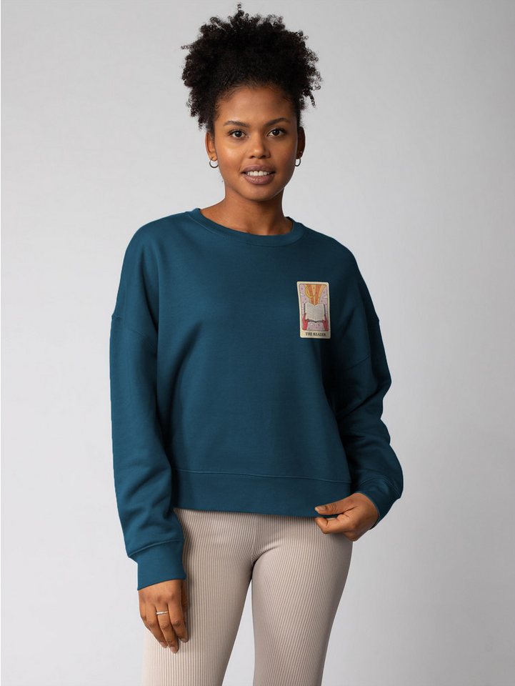 wat? Apparel Sweatshirt Tarot The Reader