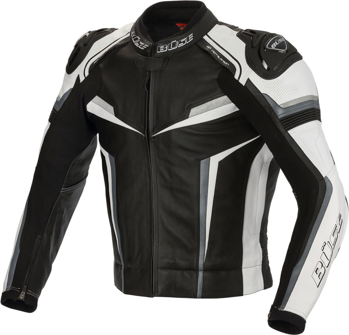 Büse Motorradjacke Mille Motorrad Lederjacke Atmungsaktiv robust reißverschluss
