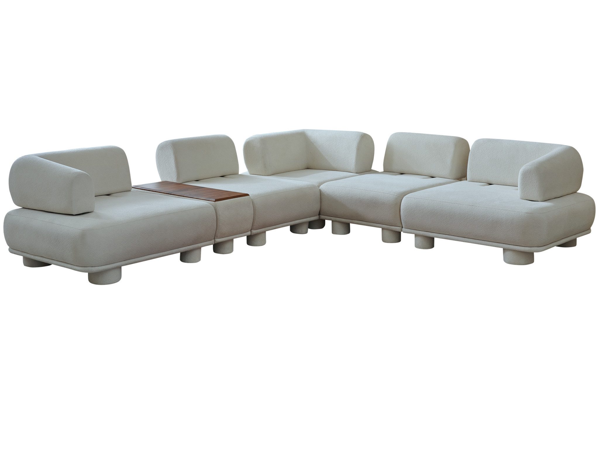 Villa Möbel Ecksofa Alessia, 1 Teile, mit Relax-/Bettfunktion durch verstellbare Rückenlehne