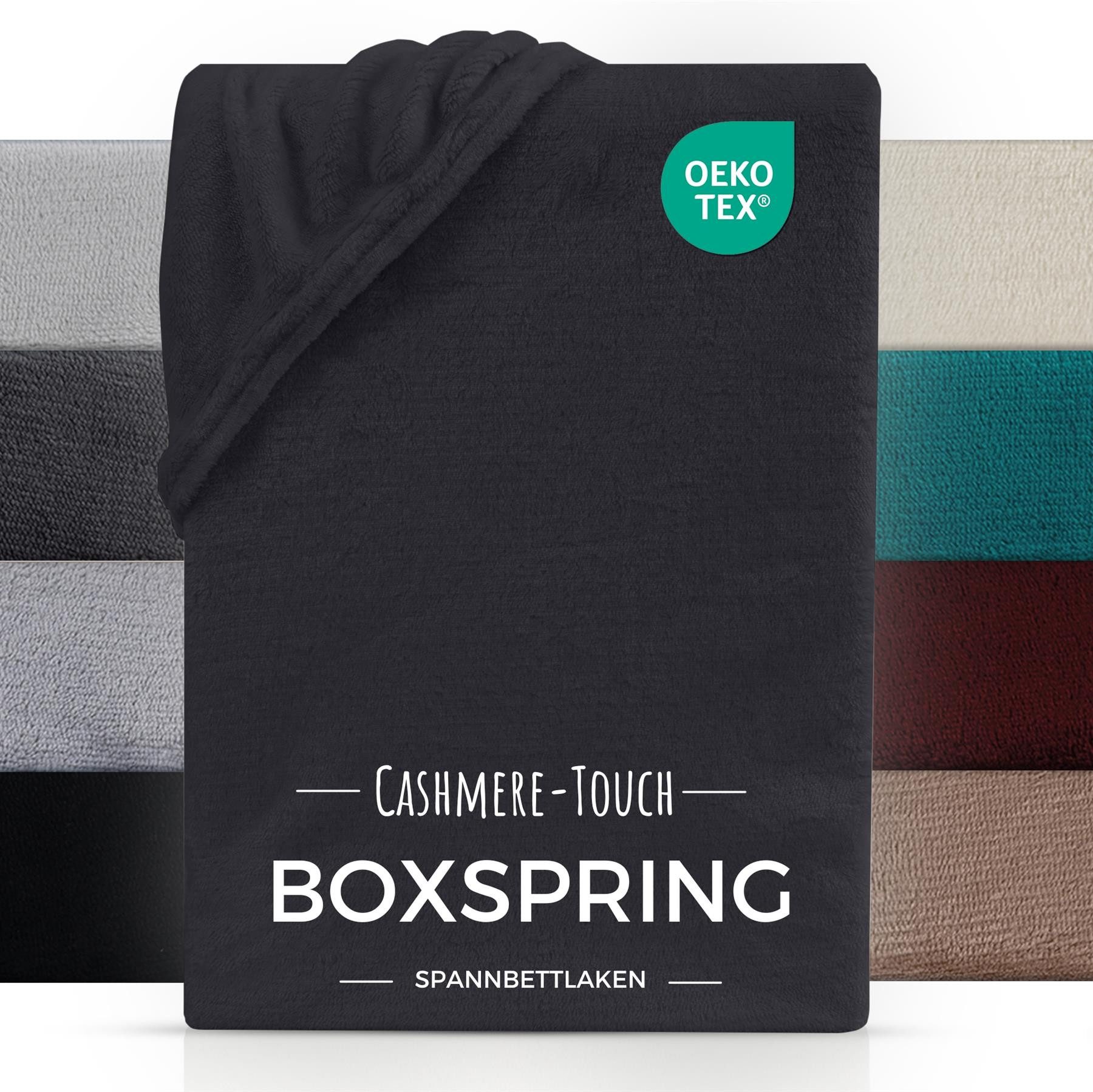 Carpe Sonno Spannbettlaken Boxspring Cashmere Touch Winter warm 180x200 200 günstig online kaufen