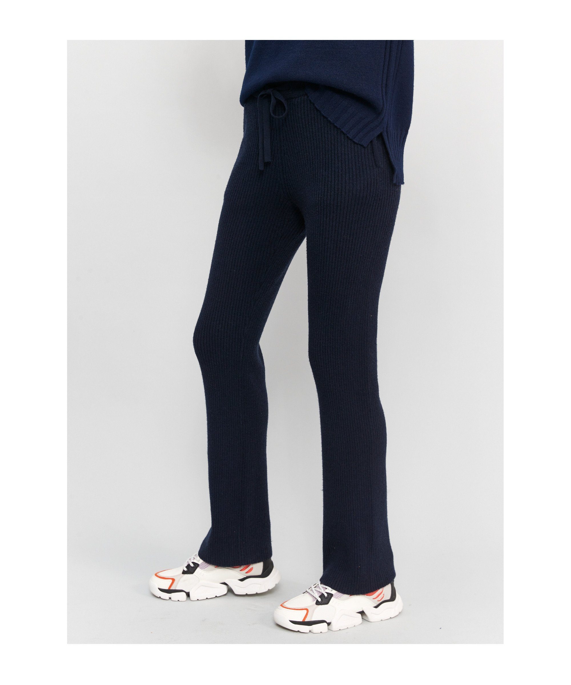 Damen Hosen LOOKS by Wolfgang Joop Jogger Pants Looks Original Cutting Hose Damen