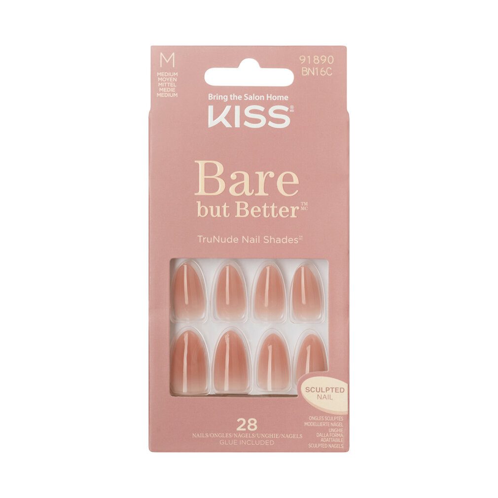 Kiss Nageldesign Zubehör Bare-But-Better Gelnägel 28 Stück