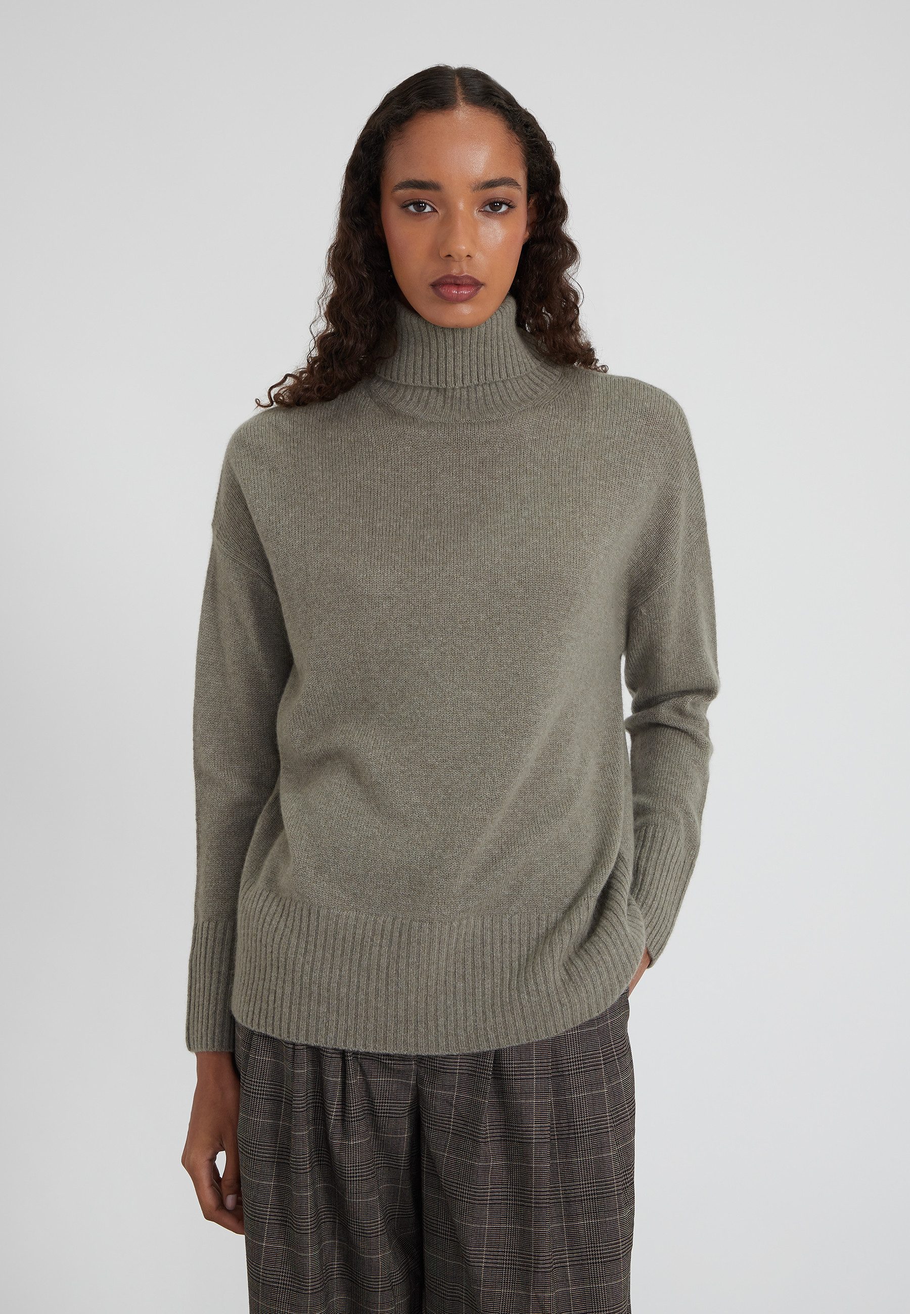 Style & Republic Kaschmirpullover Rollkragenpullover oversize aus 100% Kasc günstig online kaufen