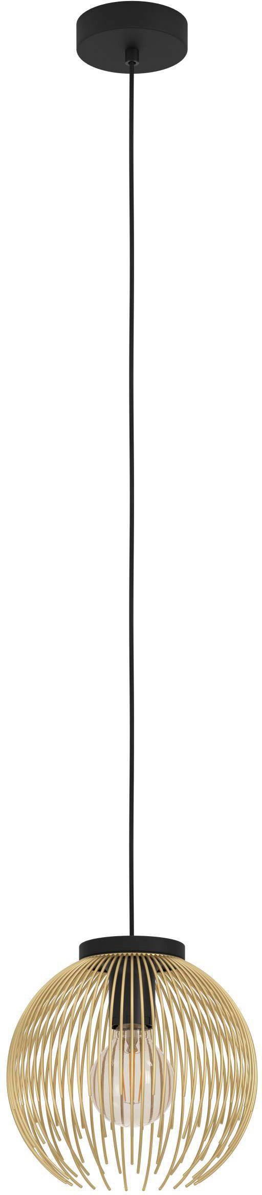 EGLO Hängeleuchte VENEZUELA Pendellampe, Esszimmerlampe, Metall, schwarz, g günstig online kaufen