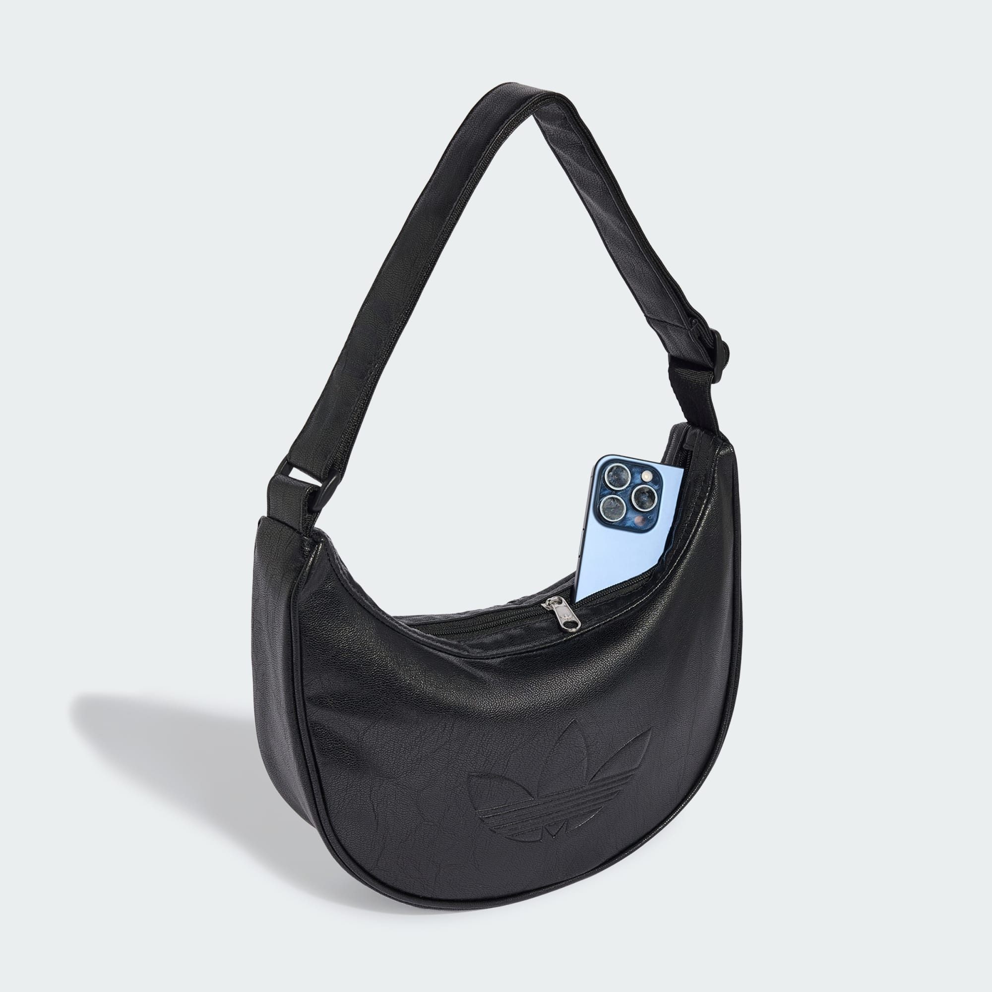 adidas Originals Schultertasche ADICOLOR TASCHE, METALLIC-PU, HALBMONDFÖRMIG (1-tlg)