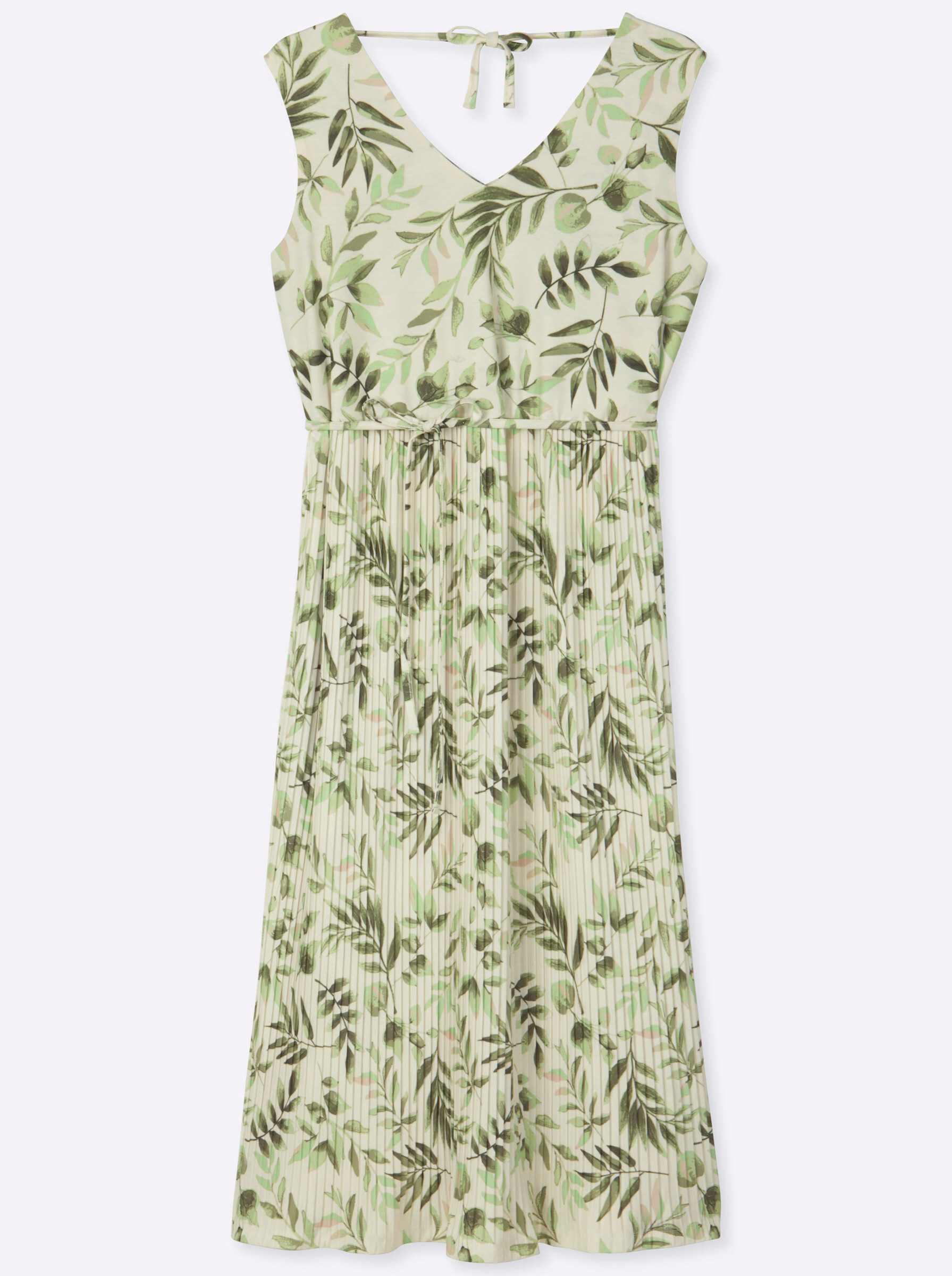 Sheego Etuikleid Jersey-Kleid Ärmellos