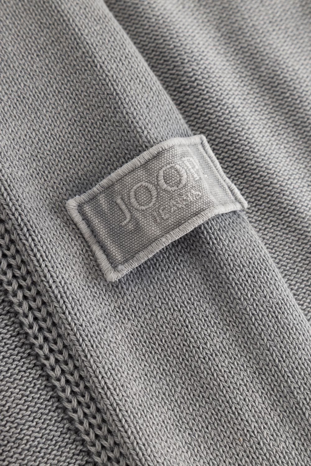 Joop Strickpullover Baumwolle Jeans HOWARD 044 Silber aus Joop!